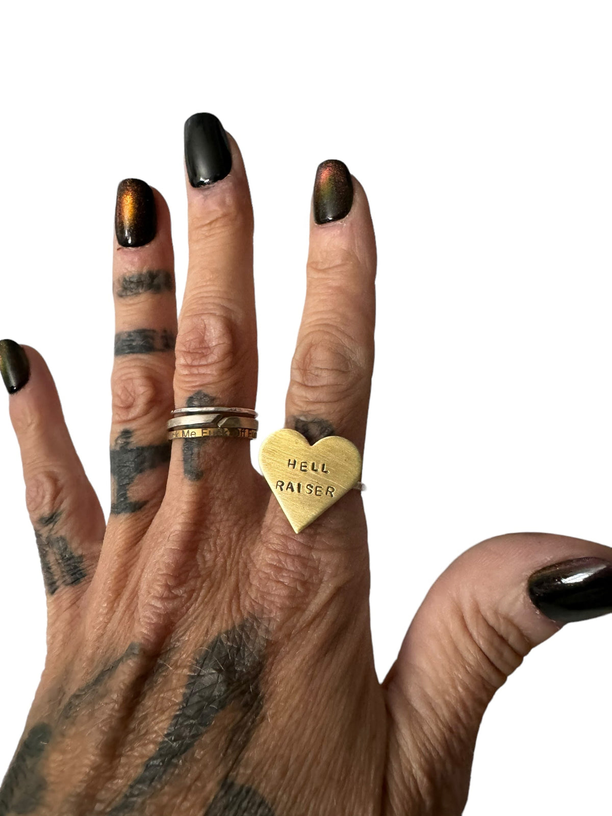 Hell Raiser Heart Ring