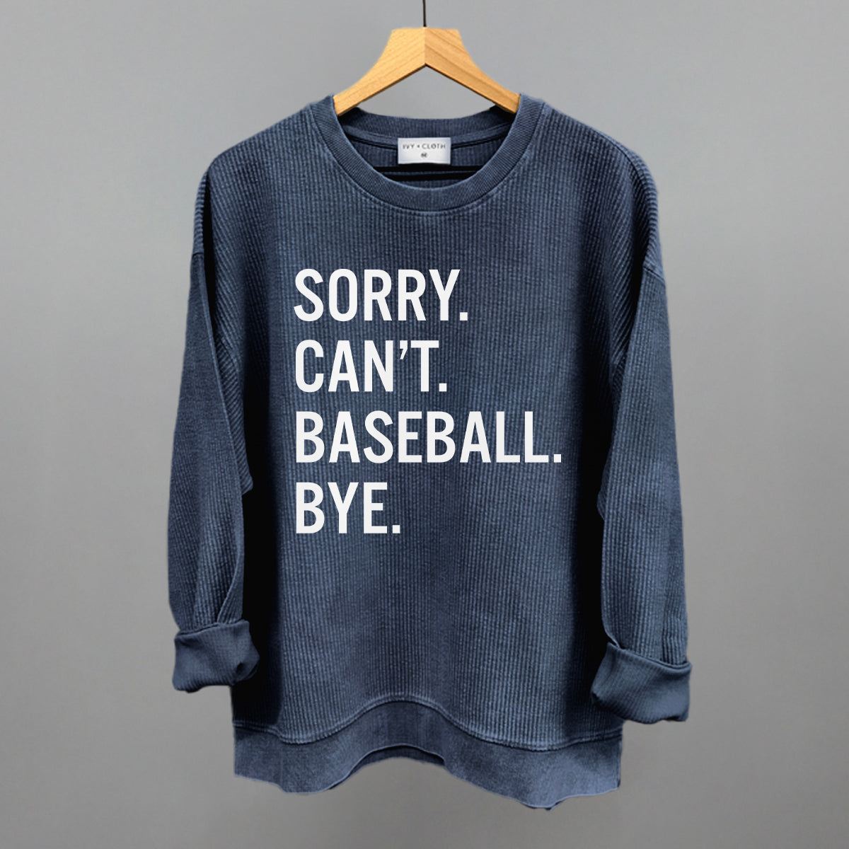 Sorry Can't Baseball Bye Graphic Tee