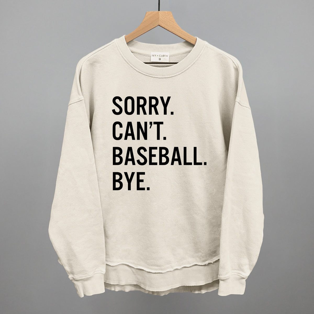 Sorry Can't Baseball Bye Graphic Tee