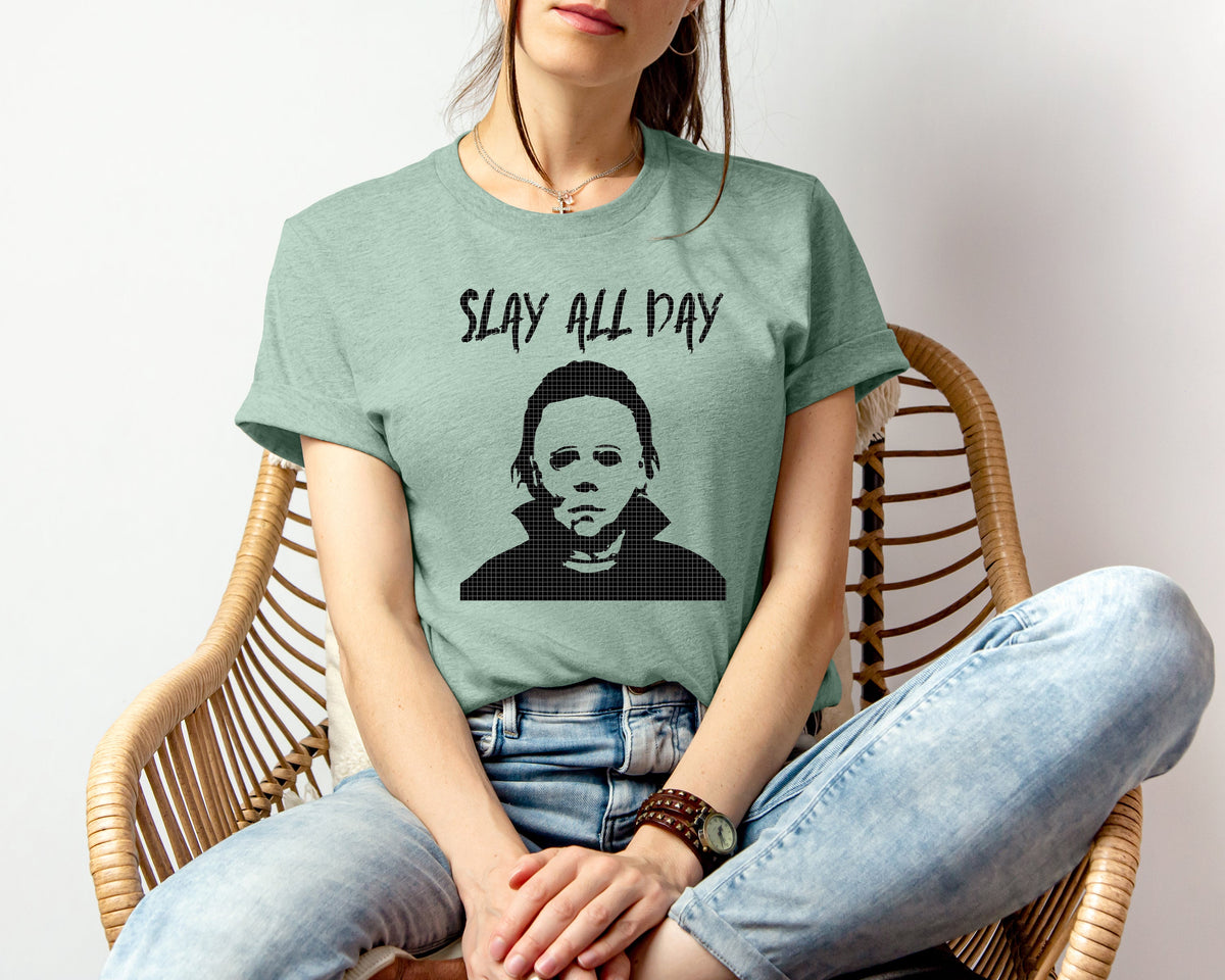 Slay All Day Halloween Graphic Tee