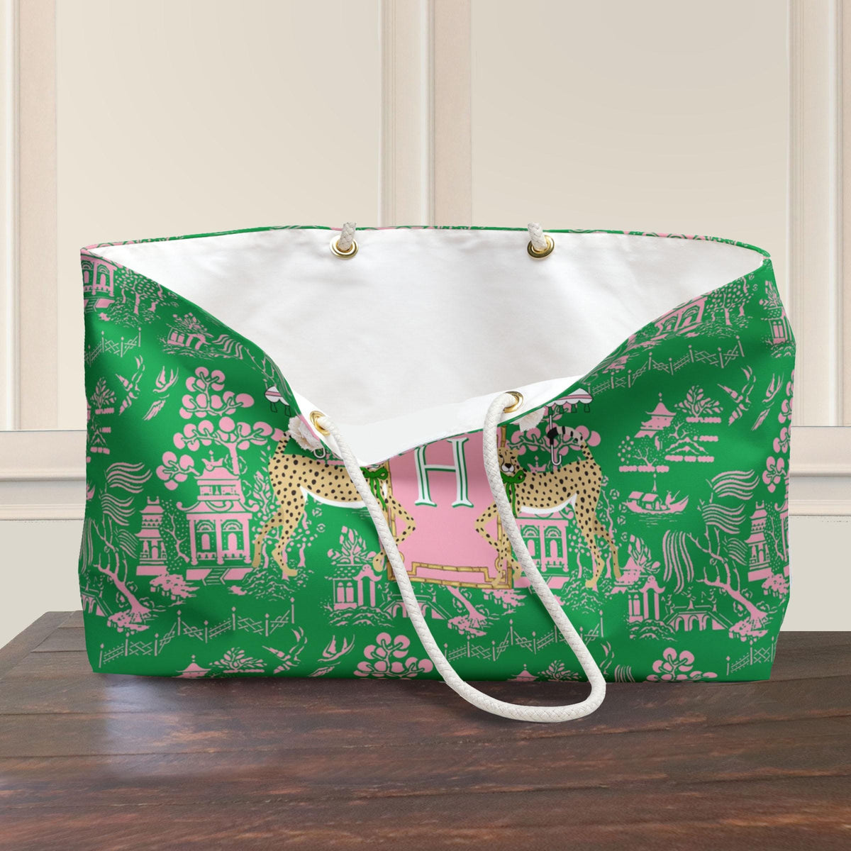 Custom Personalized Mahjong Tote Bag