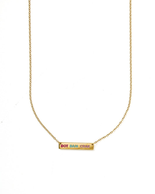 Necklace - Mahjong Dot Bam Crak